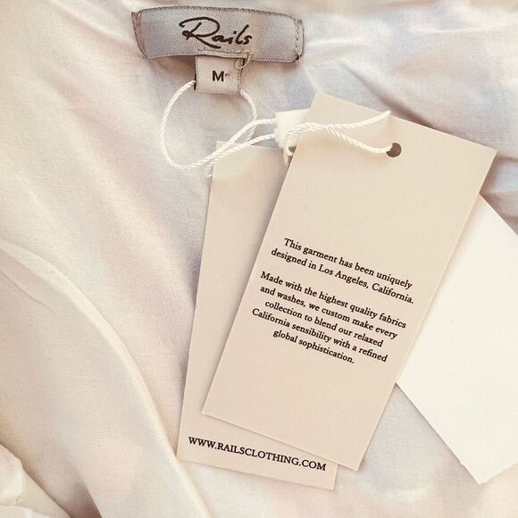 RAILS Sandy Linen Blend Shift Dress, Summer Airy Vacation Dress, Small (4/6) NWT - Picture 12 of 16